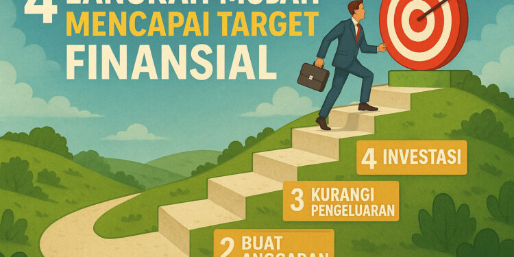 4 Langkah Mudah Mencapai Target Finansial