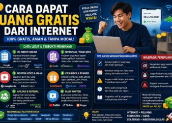 Cara Dapat Uang Gratis Dari Internet