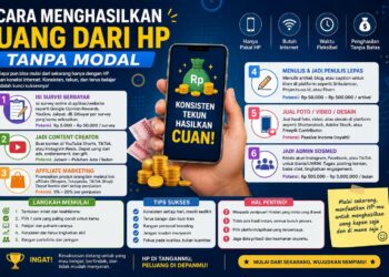 Cara Menghasilkan Uang Dari HP Tanpa Modal