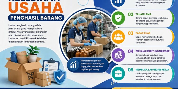 Kelebihan Usaha Penghasil Barang
