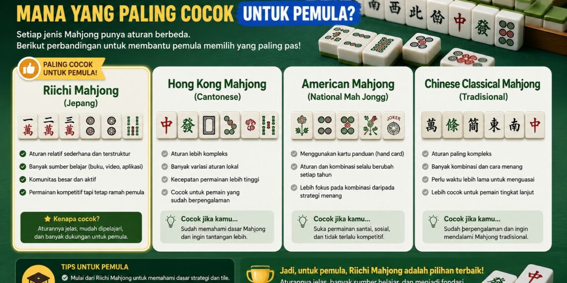 Jenis Mahjong Paling Cocok